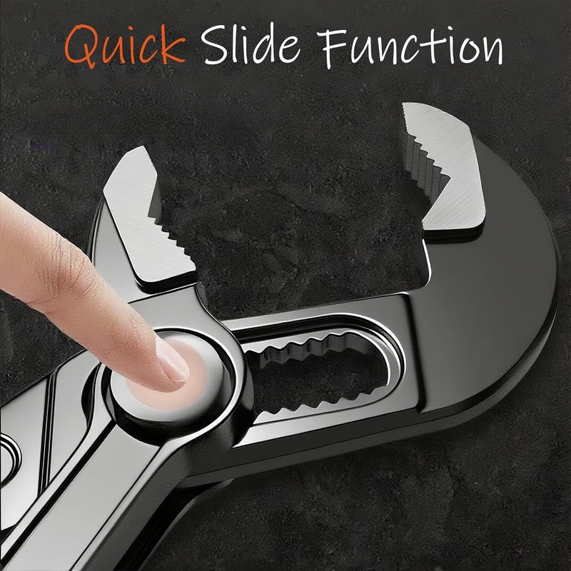 BJDSI Channel Locks Plier 10 inch,Fast Adjustable,Mutil-Position Push-Lock,High Torque,Anti-Rust. - Image 4